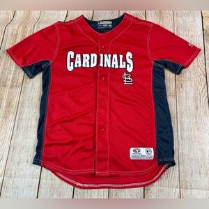 St Louis Cardinals Baseball True Fan Jersey Youth Size Large 10-12